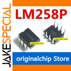 LM258P Dual Operational Amplifier Chips (Set of 5)