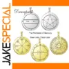 Stainless Steel Solomon Pentacle Pendant