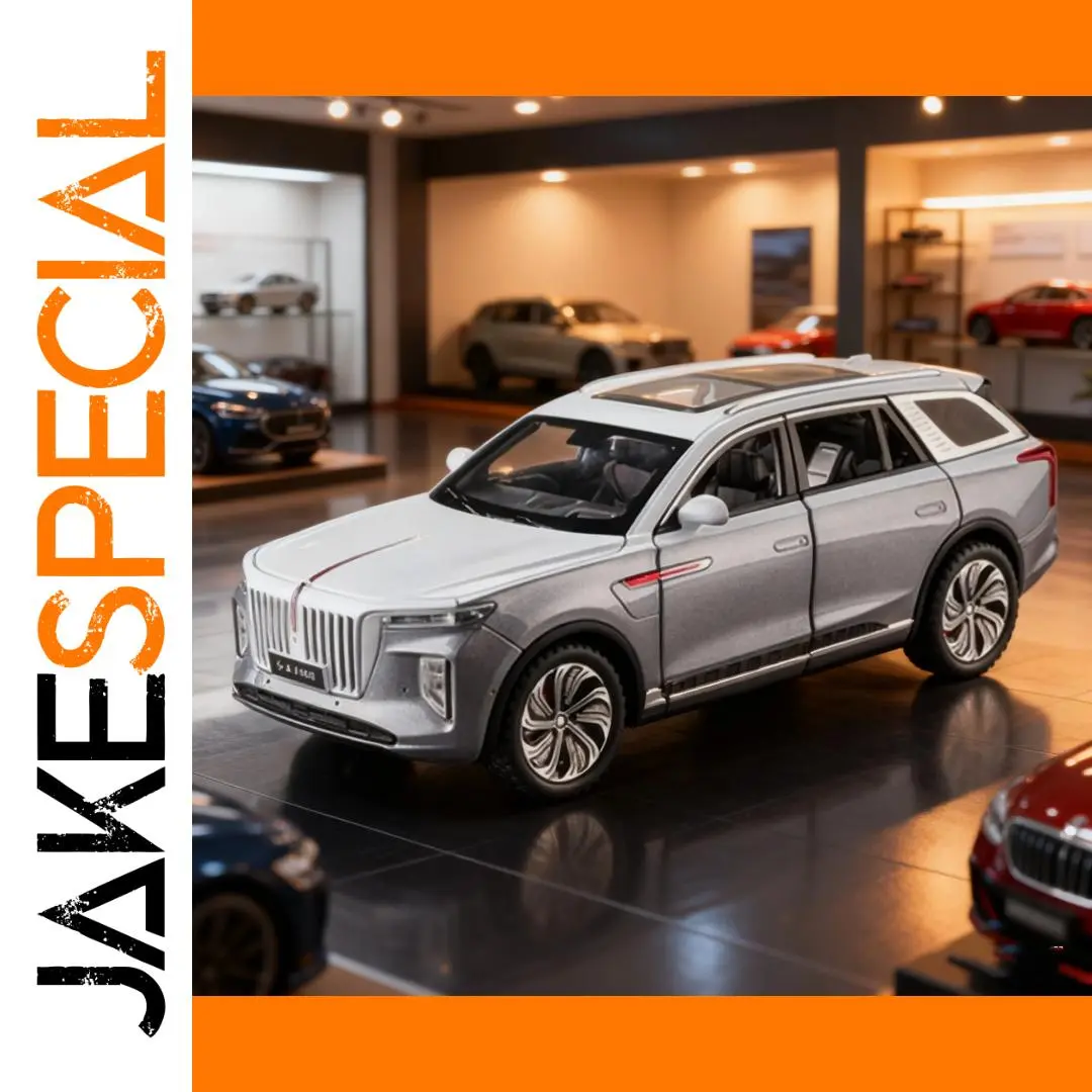 Hongqi 1:24 Scale SUV Model Collectible 1 Hongqi 1:24 Scale SUV Model Collectible