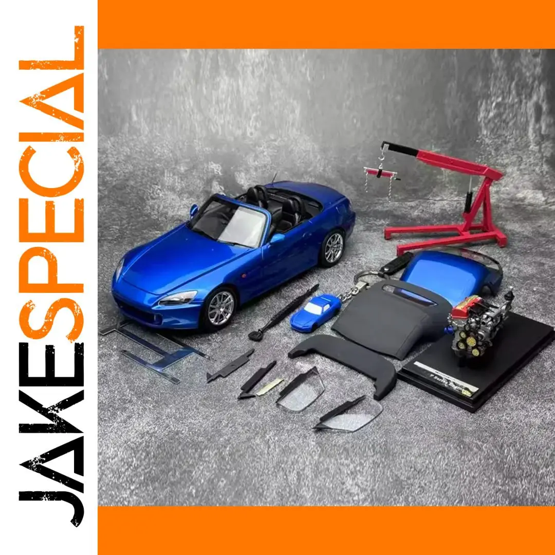 Blue Honda S2000 1:18 Scale Model Car 1 Blue Honda S2000 1:18 Scale Model Car
