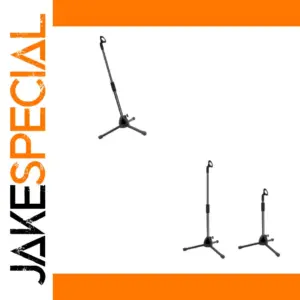 Black Microphone Stand for Performances