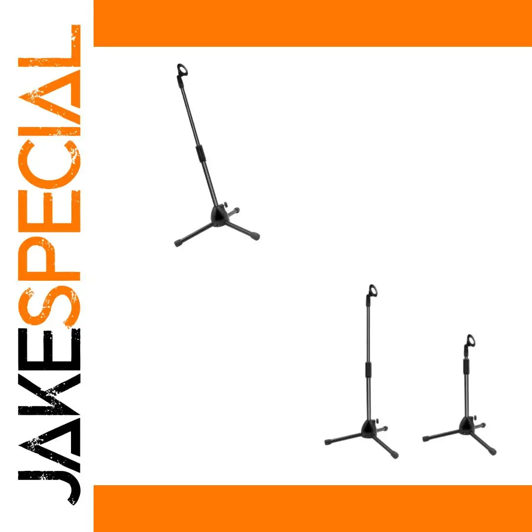 Black Microphone Stand for Performances 1 Black Microphone Stand for Performances