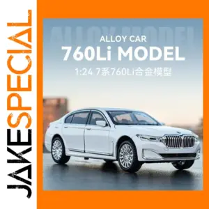 White BMW 7 Series 760Li Diecast Model
