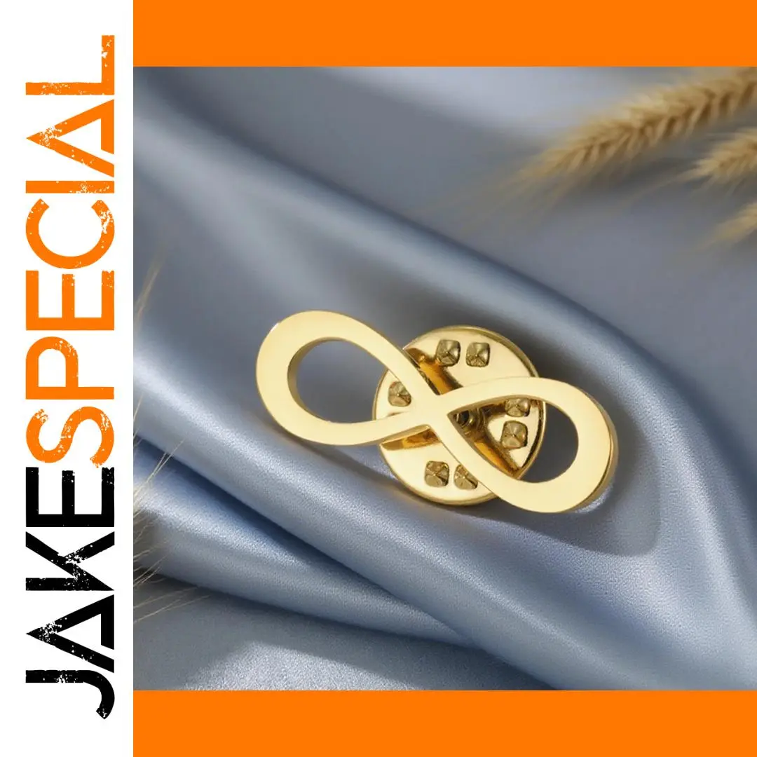 Stainless Steel Infinity Brooch for Love 1 Stainless Steel Infinity Brooch for Love