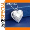 Elegant Sterling Silver Heart Necklace for Women