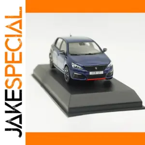 Blue Peugeot 308 GTi Scale Model 1:43