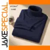 Navy Blue Men's Turtleneck Sweater