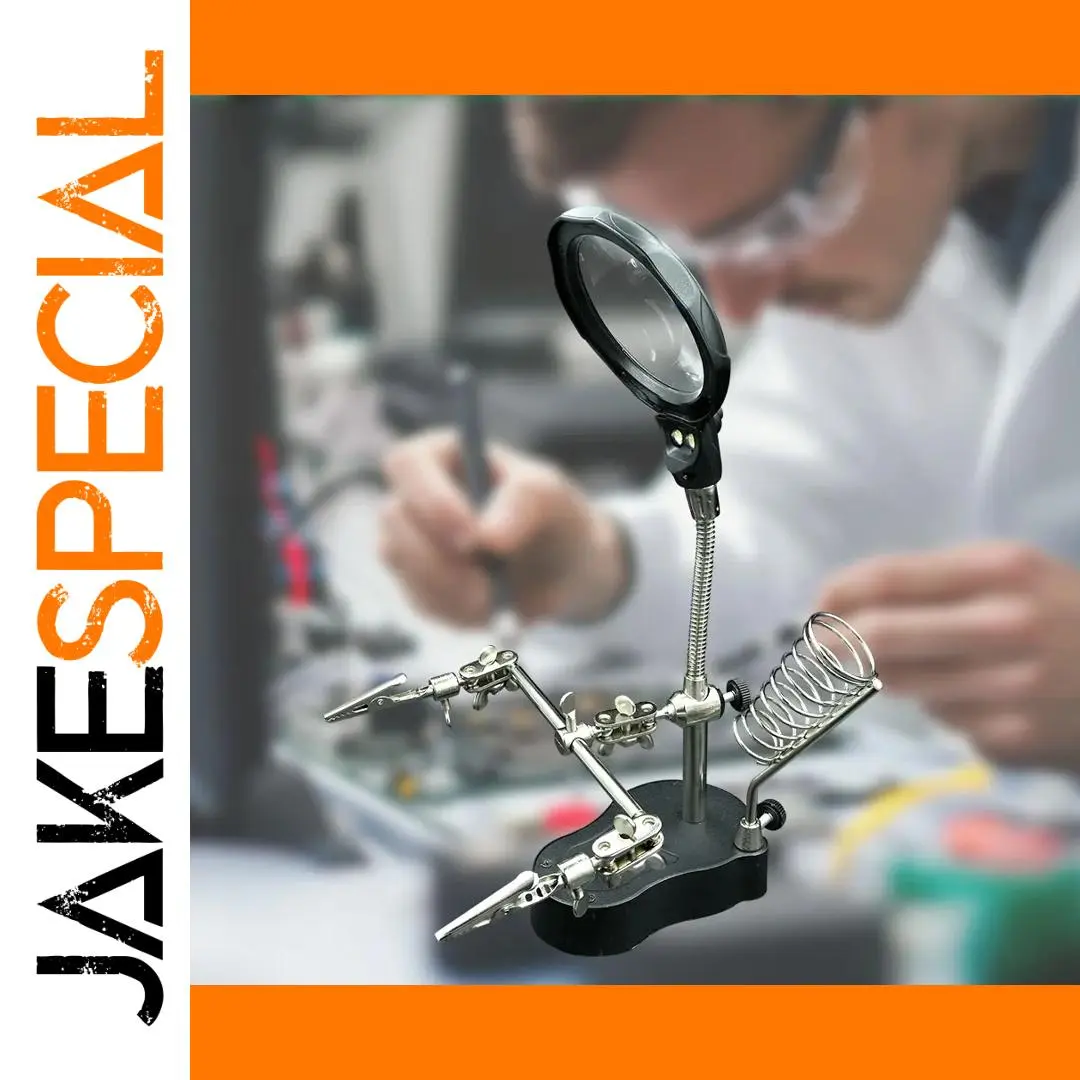 Soldering Iron Stand with 3.5x/12x Magnifier 1 Soldering Iron Stand with 3.5x/12x Magnifier