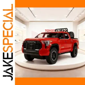Rugged Red Toyota Tundra Diecast Model 1:24