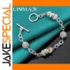 925 Sterling Silver Ball Chain Bracelet for Women