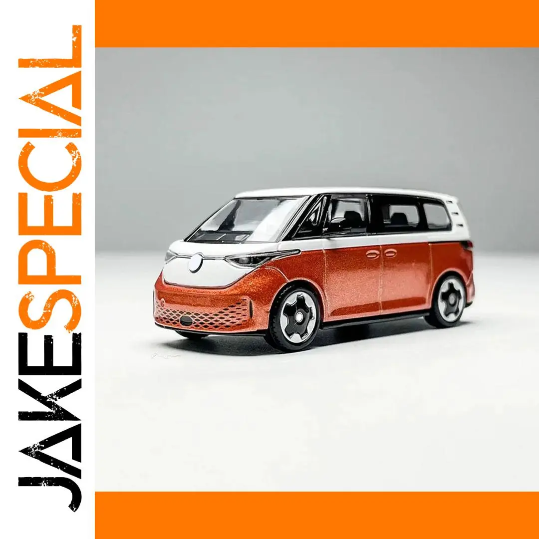 ID.Buzz Van 1/64 Diecast Model in Red and White 1 ID.Buzz Van 1/64 Diecast Model in Red and White