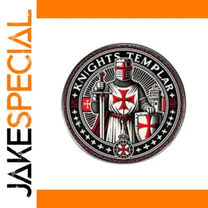 Knights Templar Red Cross Brooch - 1.5-3cm