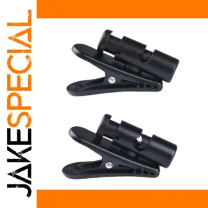 Black Rotatable Earphone Cable Clip for Cables 0.5-4mm