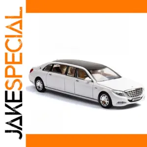 Luxury White 1:32 Scale Diecast Model Car