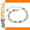Elegant Sterling Silver Charm Bracelet for Women