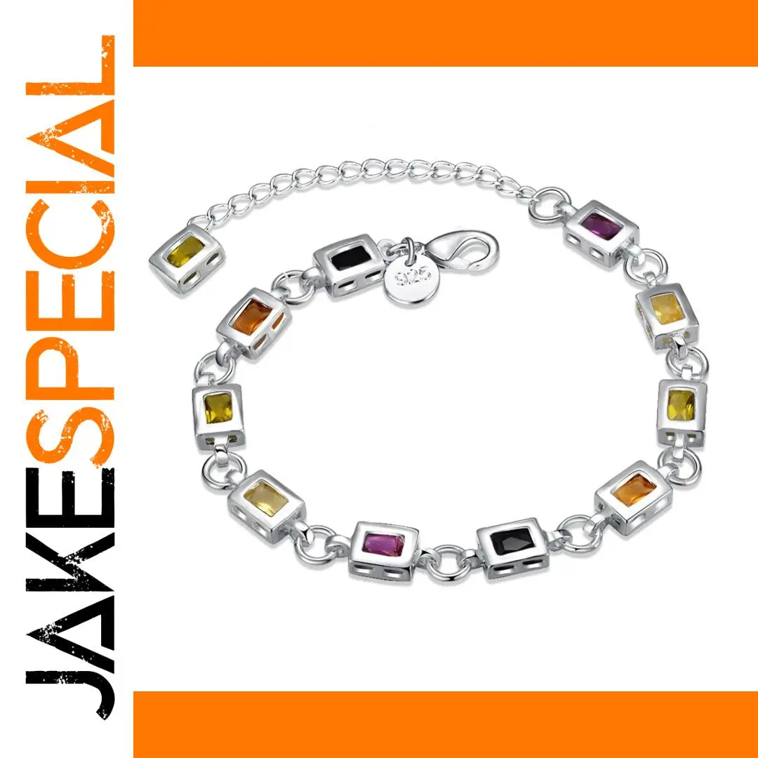 Elegant Sterling Silver Charm Bracelet for Women 1 Elegant Sterling Silver Charm Bracelet for Women