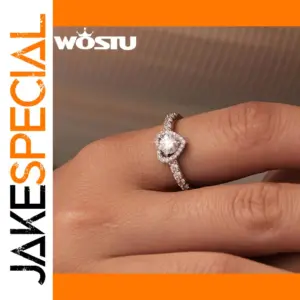 Elegant 0.5-Carat Moissanite Engagement Ring