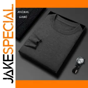 Men's Casual Crewneck Sweater for Autumn & Winter