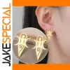 Stainless Steel Wiccan Spiral Goddess Earrings