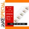 Set of 50 1µF 1206 Ceramic Capacitors 25V-100V
