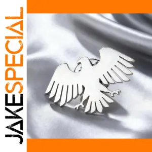 Stainless Steel Eagle Brooch for Style