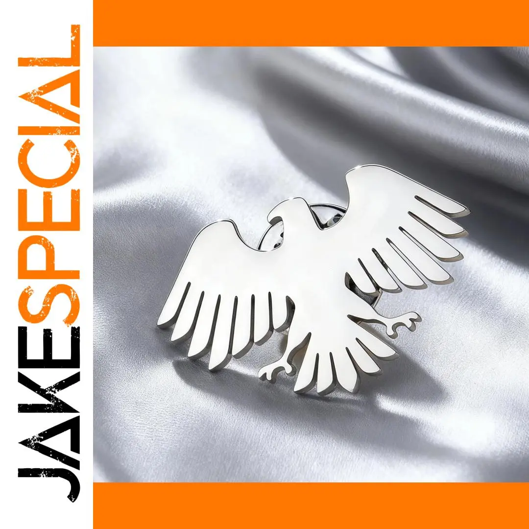 Stainless Steel Eagle Brooch for Style 1 Stainless Steel Eagle Brooch for Style