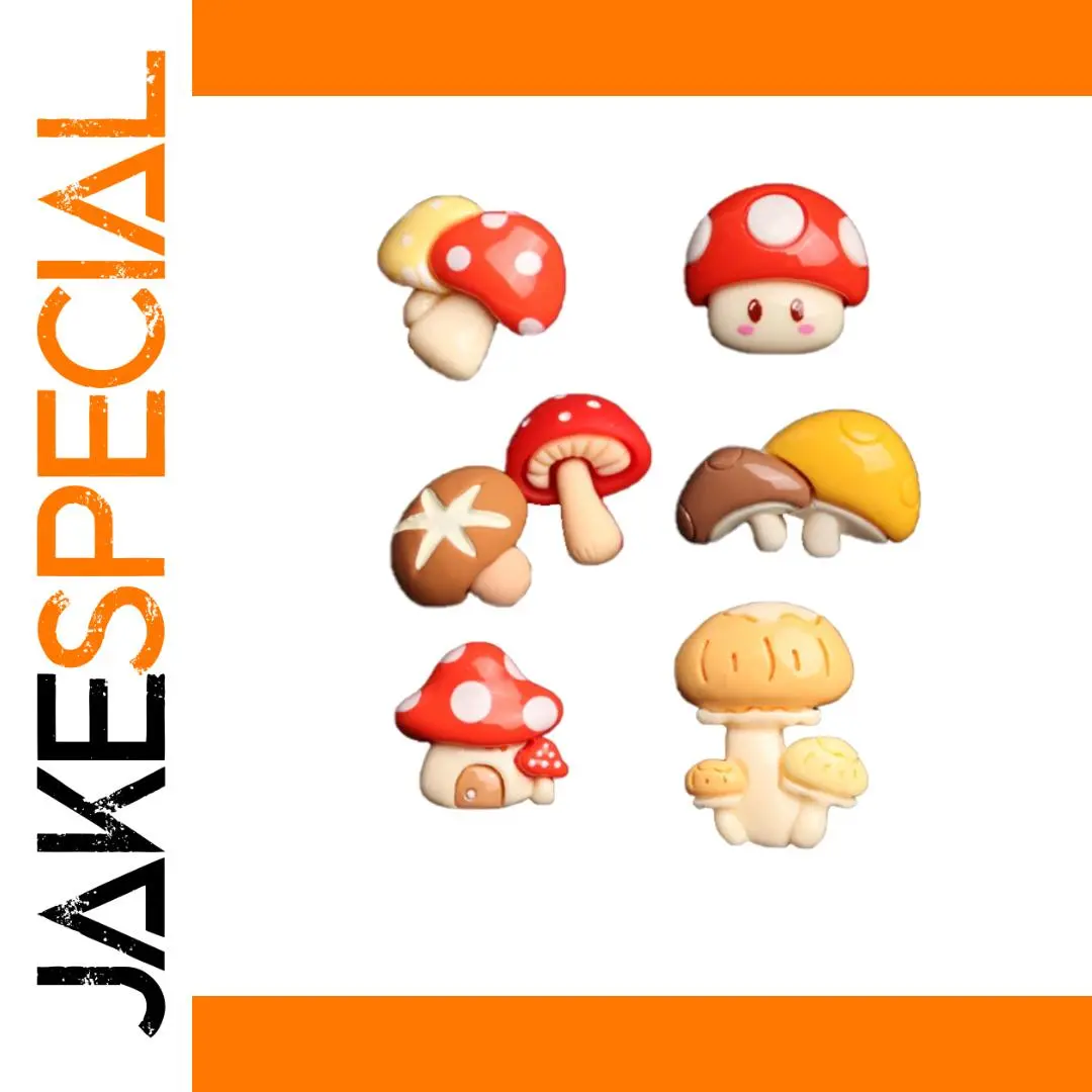 Whimsical Mushroom Badge Set for Collectors 1 Whimsical Mushroom Badge Set for Collectors