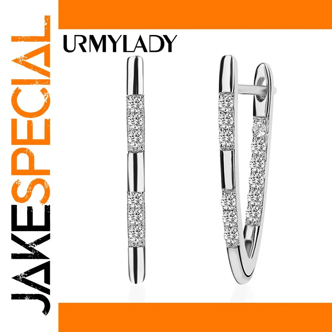 Elegant Silver Teardrop Zircon Earrings for Women 1 Elegant Silver Teardrop Zircon Earrings for Women