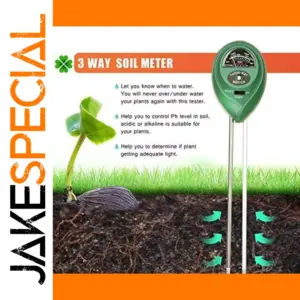 Garden Soil pH, Moisture & Light Tester