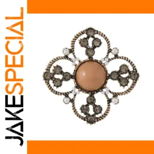 Vintage Gold Flower Brooch for Stylish Sets