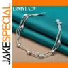 Sterling Silver Layered Chain Bracelet for Women
