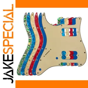 Vibrant Left-Hand Fender Pickguard for Stratocaster