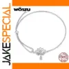 Sterling Silver Lotus Flower Bracelet