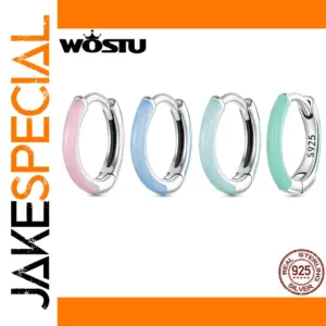 Dopamine-Inspired Sterling Silver Hoop Earrings