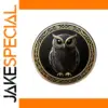 Retro Owl Brooch with Celtic Pattern