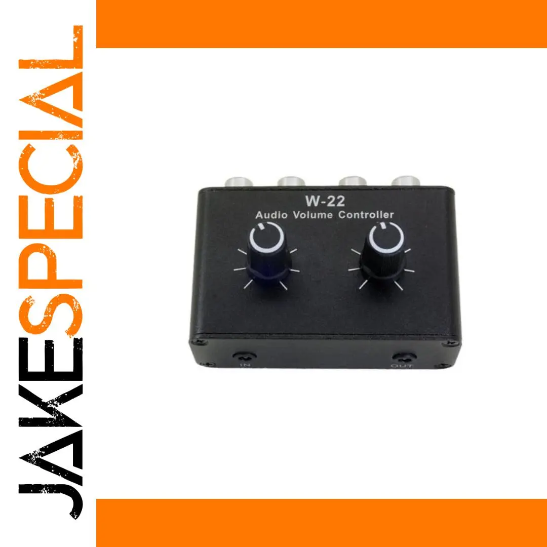 Compact Metal Audio Volume Controller for 3.5mm Devices 1 Compact Metal Audio Volume Controller for 3.5mm Devices