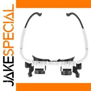 Adjustable LED Magnifier Glasses for Precision
