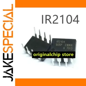 IR2104PBF Bridge Driver ICs Set, DIP-8, 5 pcs