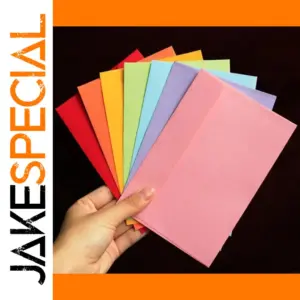 Vintage Colorful Kraft Envelope Set for Correspondence