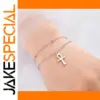 Egyptian Ankh Cross Stainless Steel Bracelet