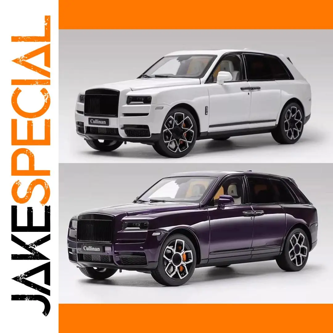 1:18 Scale Luxury SUV Metal Model in Purple or White 1 1:18 Scale Luxury SUV Metal Model in Purple or White