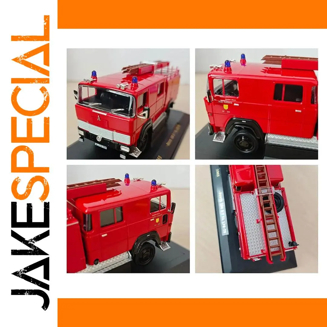 1965 Deutz 100 D Fire Engine Model in Red 1 1965 Deutz 100 D Fire Engine Model in Red