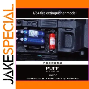 1/64 Scale Fire Extinguisher Model for Cars