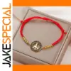 Stainless Steel Peace Sign Bracelet