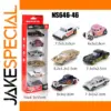 1/64 Scale Die-Cast Car Set with Vibrant Finishes