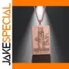 Vintage Stainless Steel Tarot Necklace for Men Women