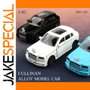 1:43 Cullinan Alloy Model Car in Blue, Black, White