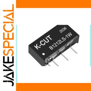Black 12V Voltage Regulator Module for Circuits