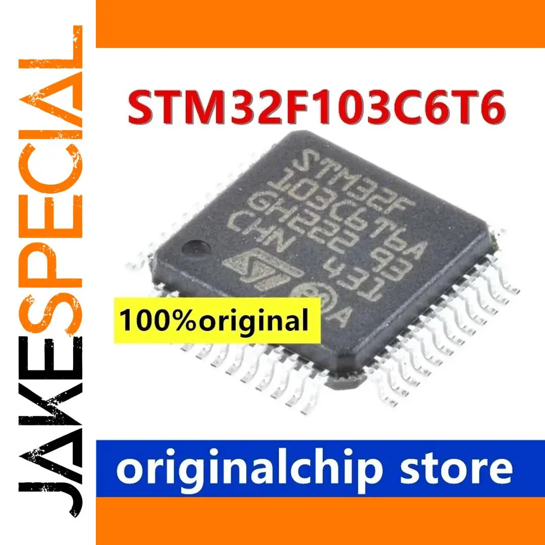 STM32F103C6T6A Microcontroller 48-pin LQFP 1 STM32F103C6T6A Microcontroller 48-pin LQFP