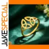 Stainless Steel Celtic Trinity Knot Ring